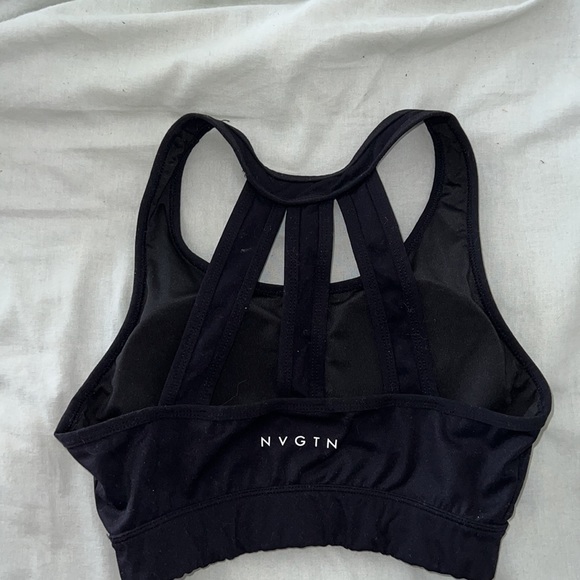 NVGTN black sports bra - Picture 2 of 3